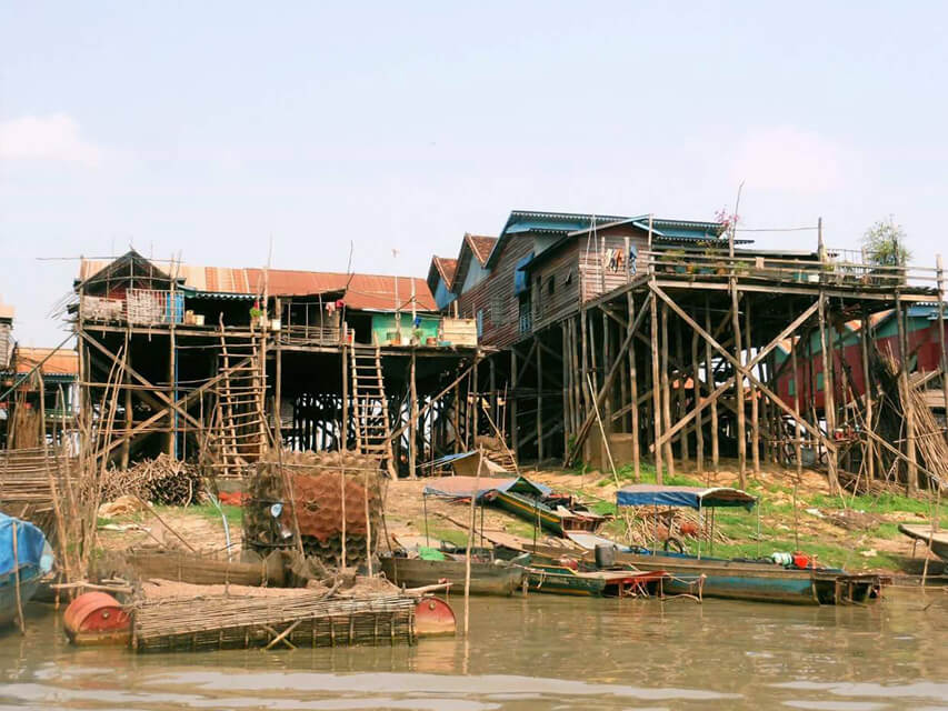Kompong Khleang stilt-houses