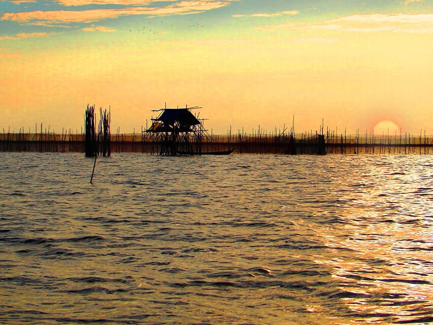 Tonle Sap Lake Sunset