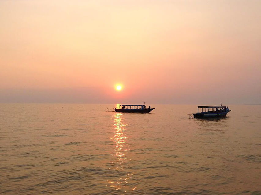 Tonle Sap Lake Sunset
