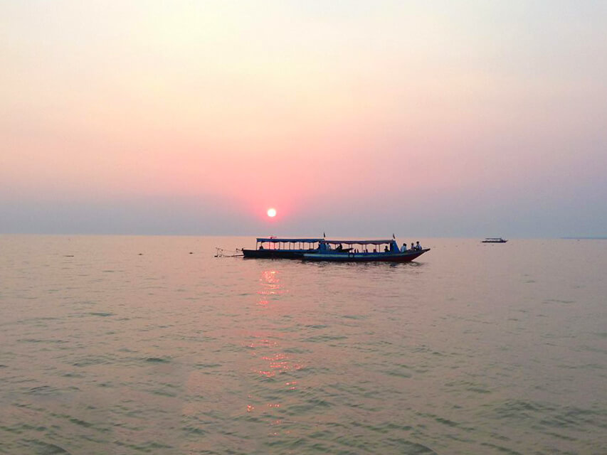 Tonle Sap Lake Sunset